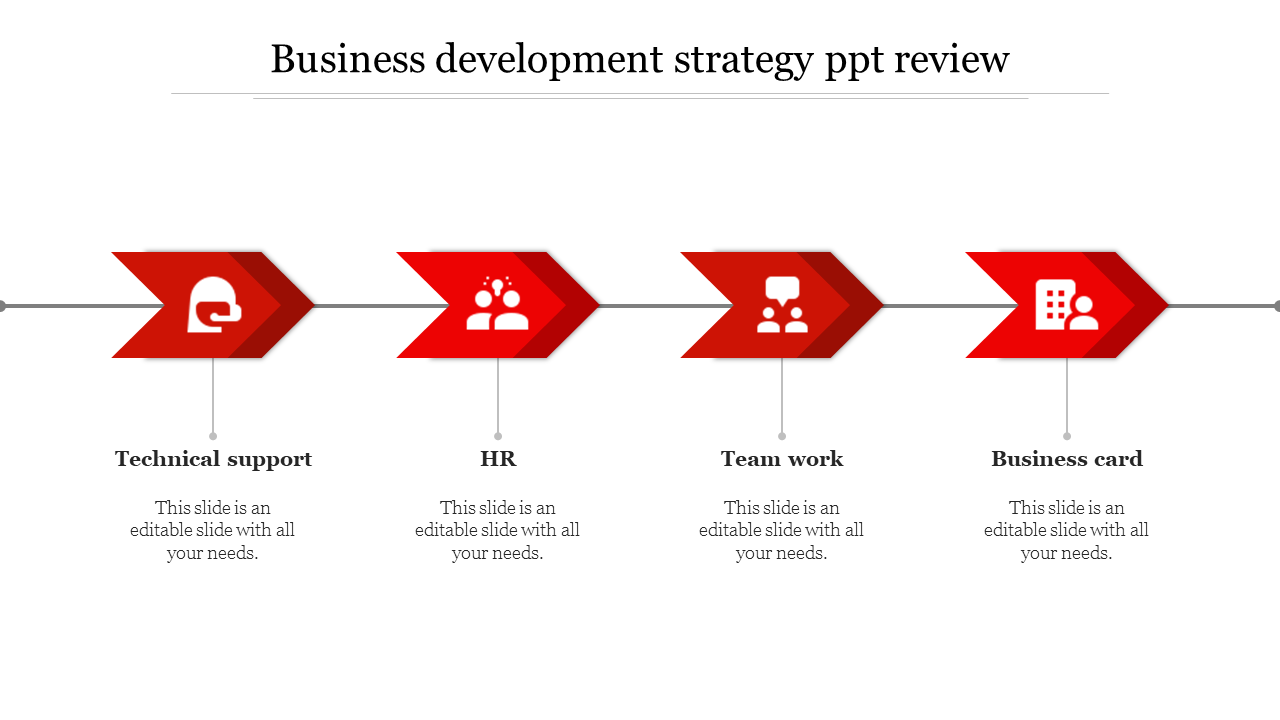 business development strategy ppt-Red